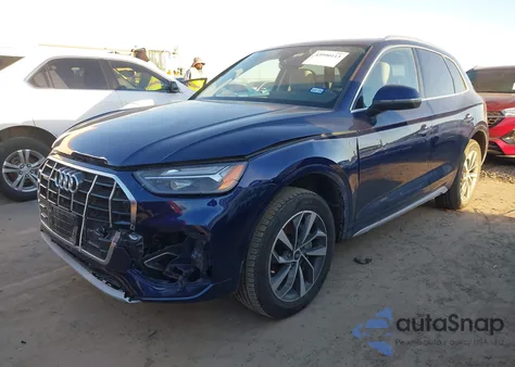 2021 Audi Q5 Premium 45 Tfsi Quattro S Tronic из США, поврежденный, VIN WA1AAAFYXM2071912